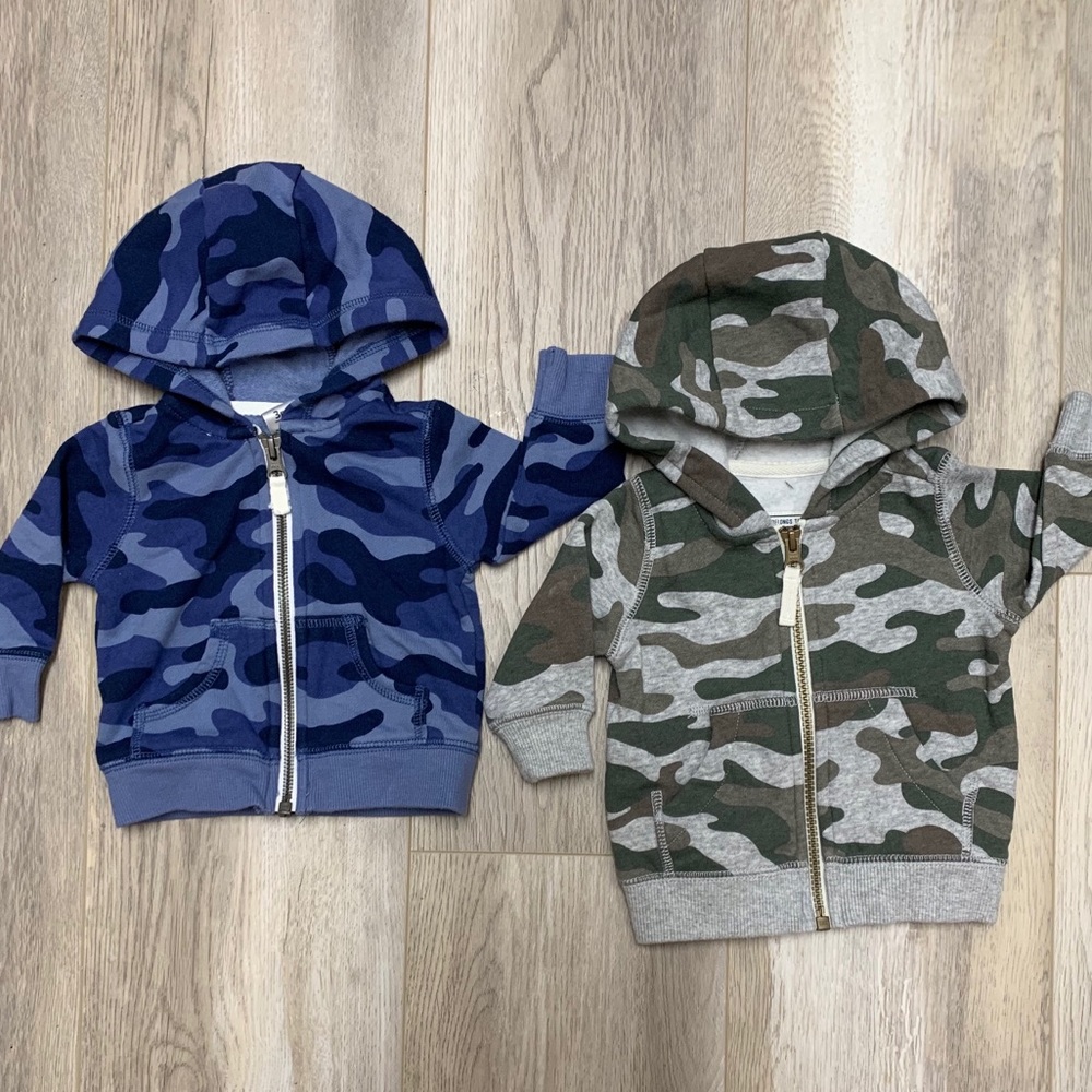 Bundle of Carter’s 3m camo sweater